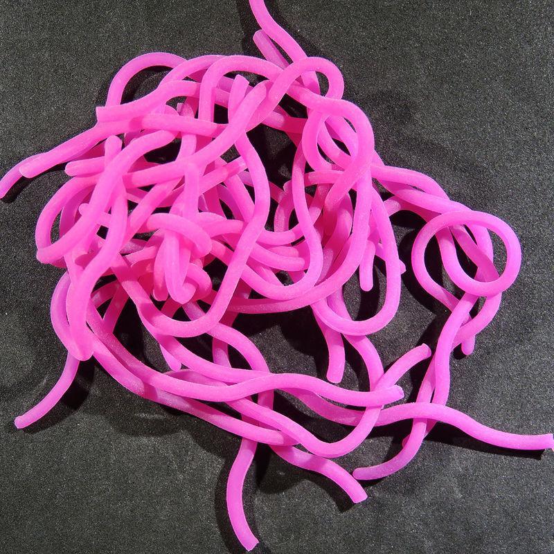 casters squirmito the original squiggly worm squirmy worm material pink 289