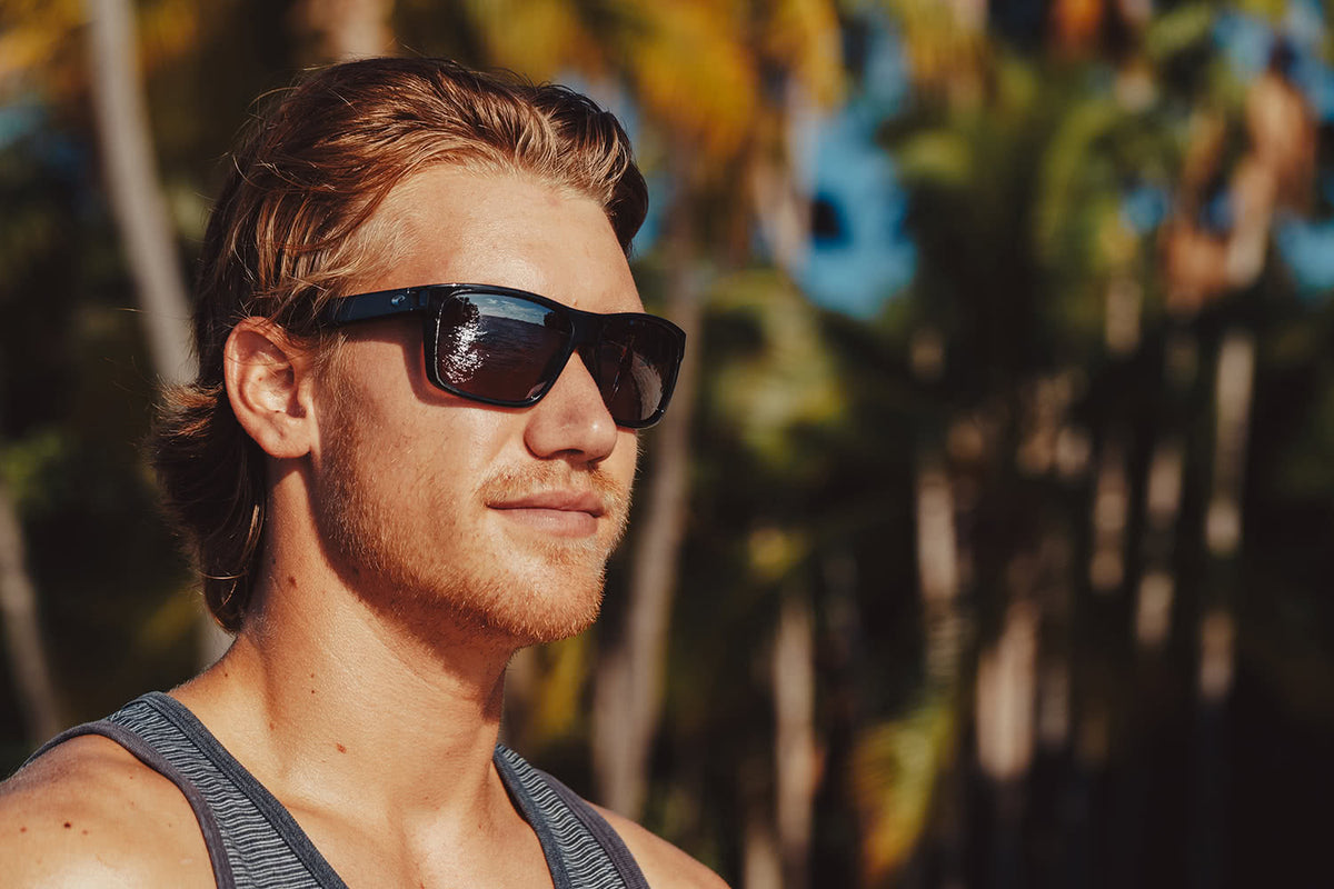 costa slack tide polarized sunglasses shiny black