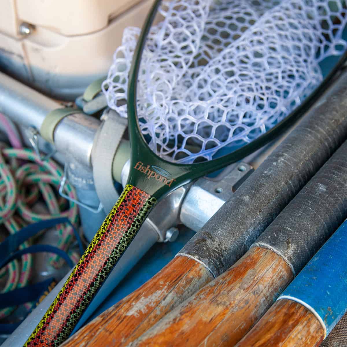 fishpond redband limited edition nomad emerger net on raft