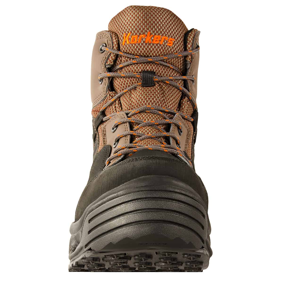 korkers buckskin wading boot front budget friendly fly fishing wading boot