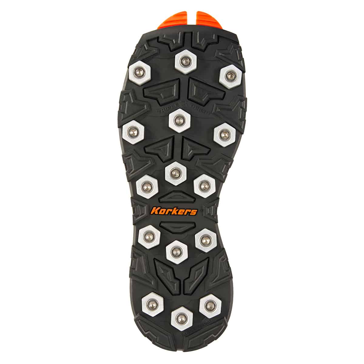 korkers omnitrax third generation triple threat aluminum hex disc wading boot sole strapless