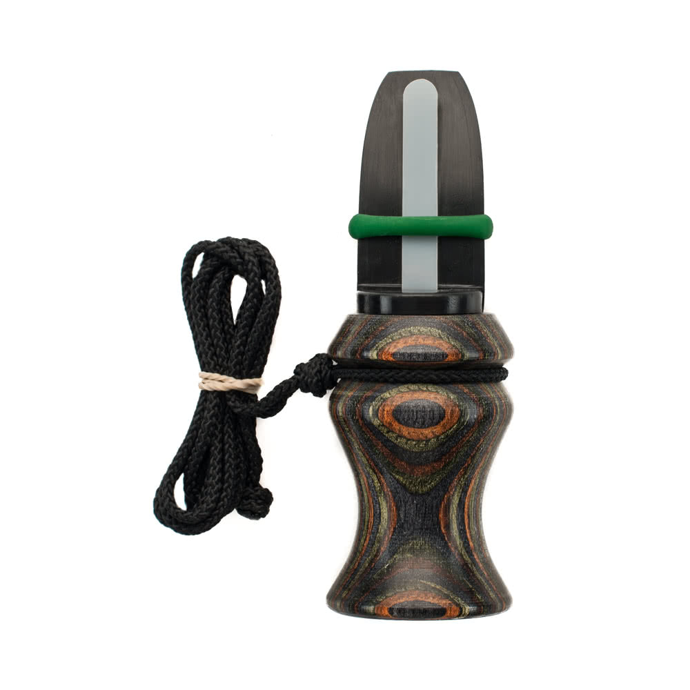 phelps game calls ez-estrus green mountain camo external cow elk call