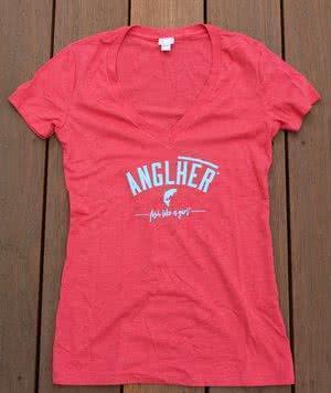 Anglher Graphic Tee Red