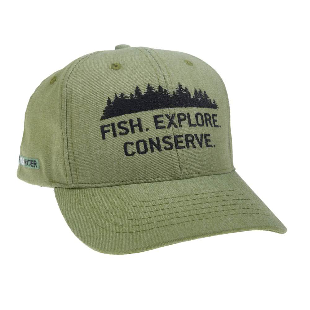 repyourwater fish explore conserve eco-twill outdoors hat