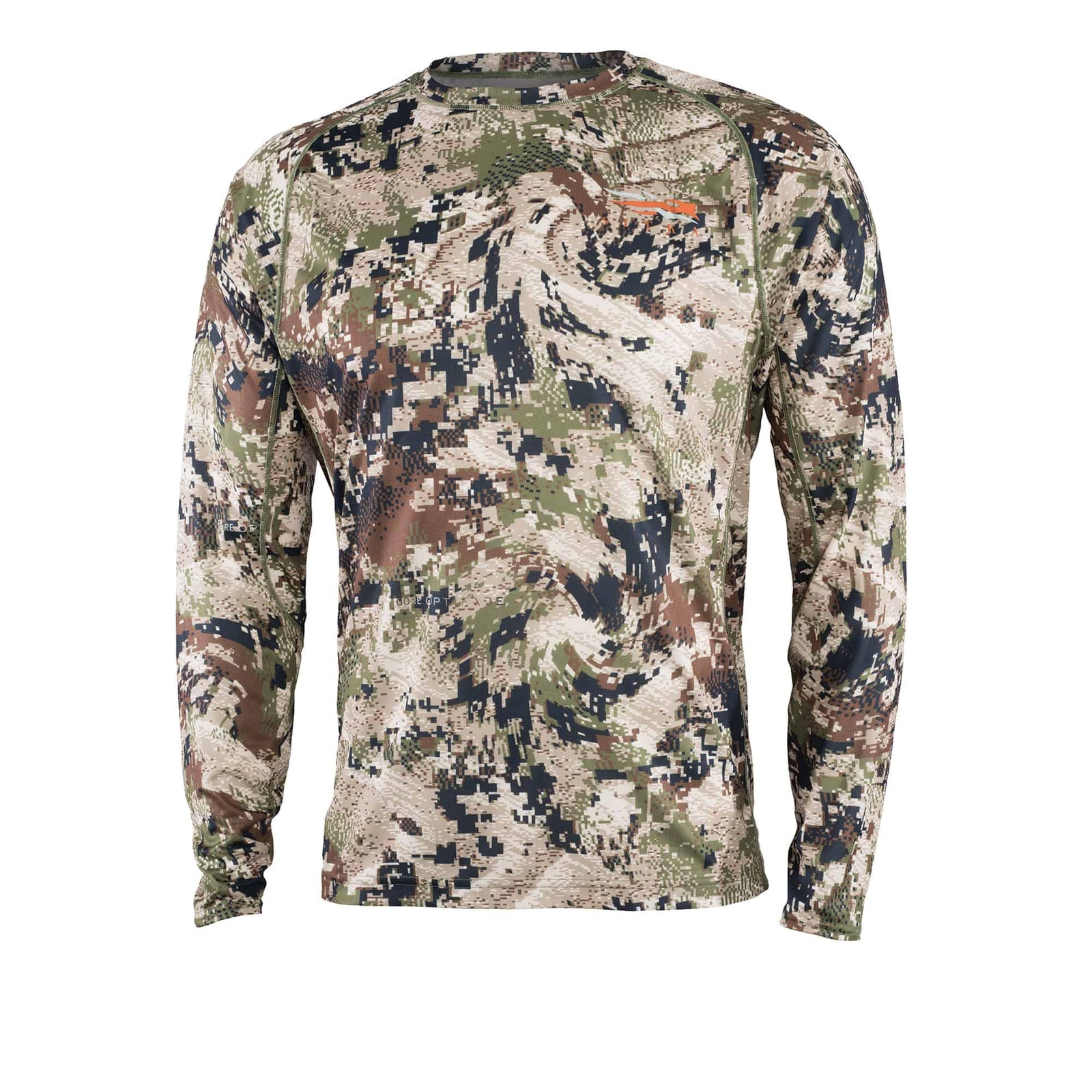 sitka core lightweight crew long sleeve optifade subalpine