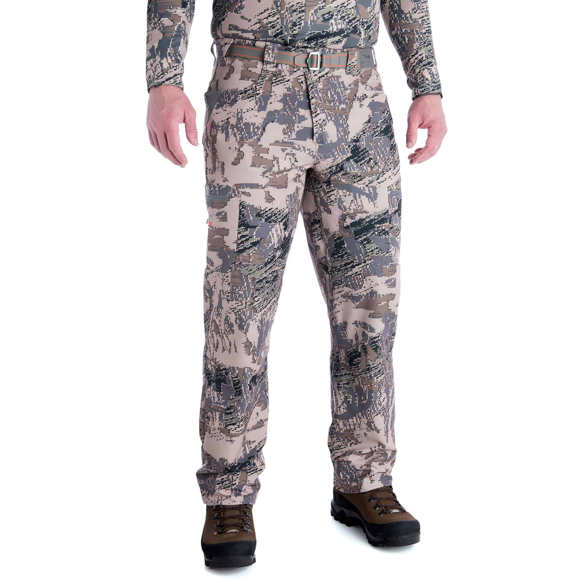 sitka traverse pant optifade open country performance hunting pant full front