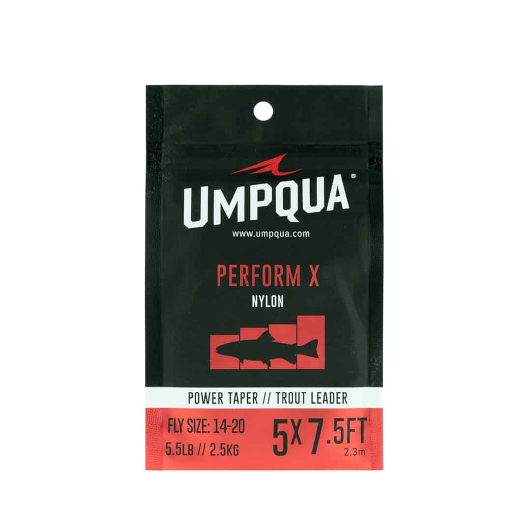  umpqua perform x power taper nylon trout fishing leader 1 pack