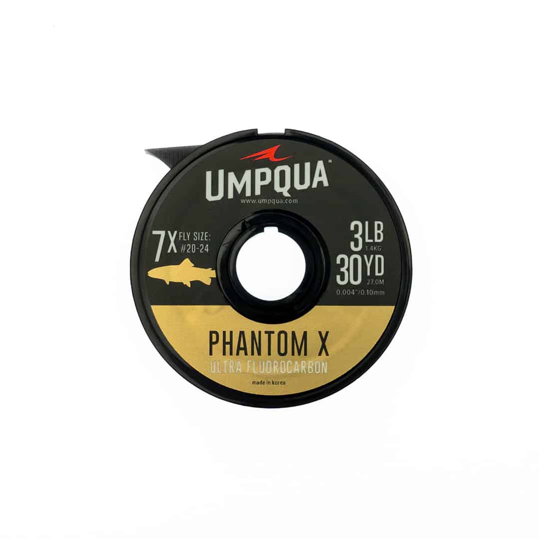 umpqua phantom x fluorocarbon trout tippet 30 yard spool