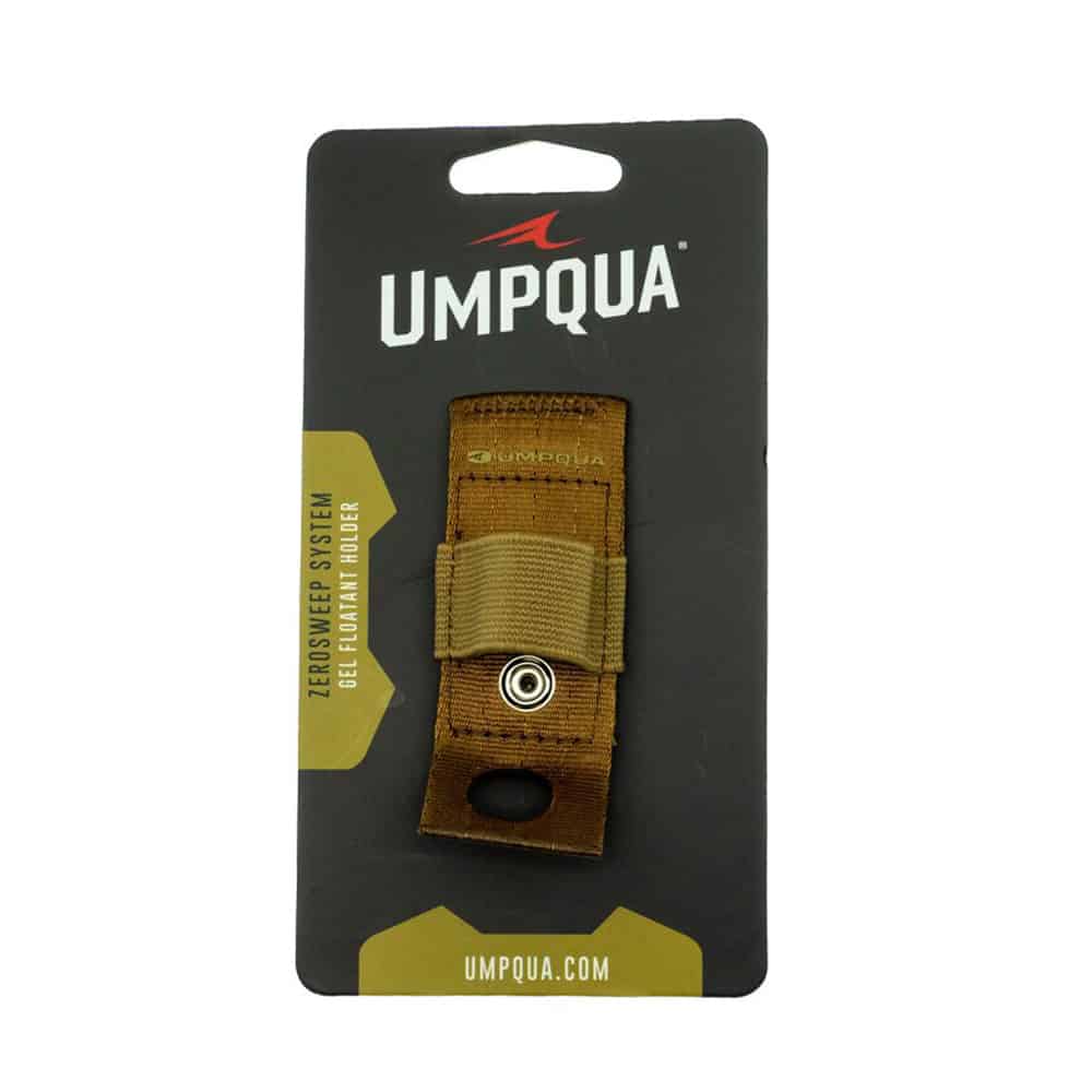 umpqua zs2 gel dock floatant holder olive loaded front
