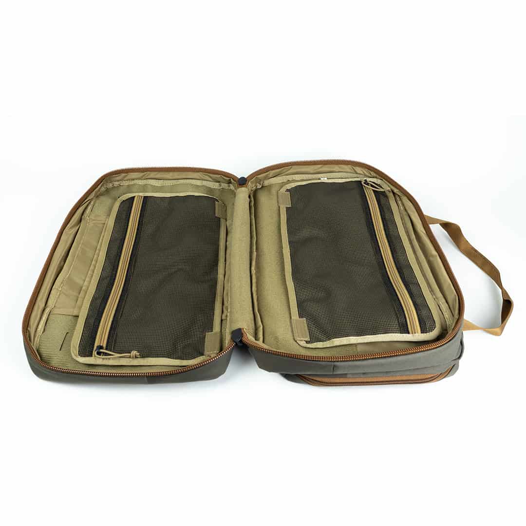 umpqua zs2 traveler fly tying material and tool travel and organization bag olive Open Mesh Pouch